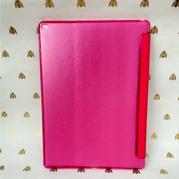 Zeox iPad Pro 12.9” Slim Case NEW Fun Hot Coral Pink Smart Wake & Sleep Feature - Picture 2 of 10